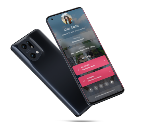 Digital vCard Illustration